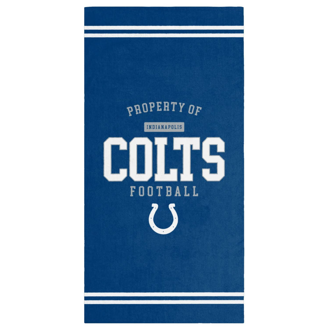 FOCO NFL Strandtuch Property of Indianapolis Colts Football