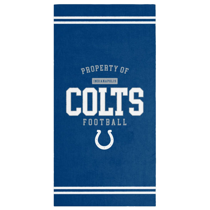 FOCO NFL Strandtuch Property of Indianapolis Colts Football