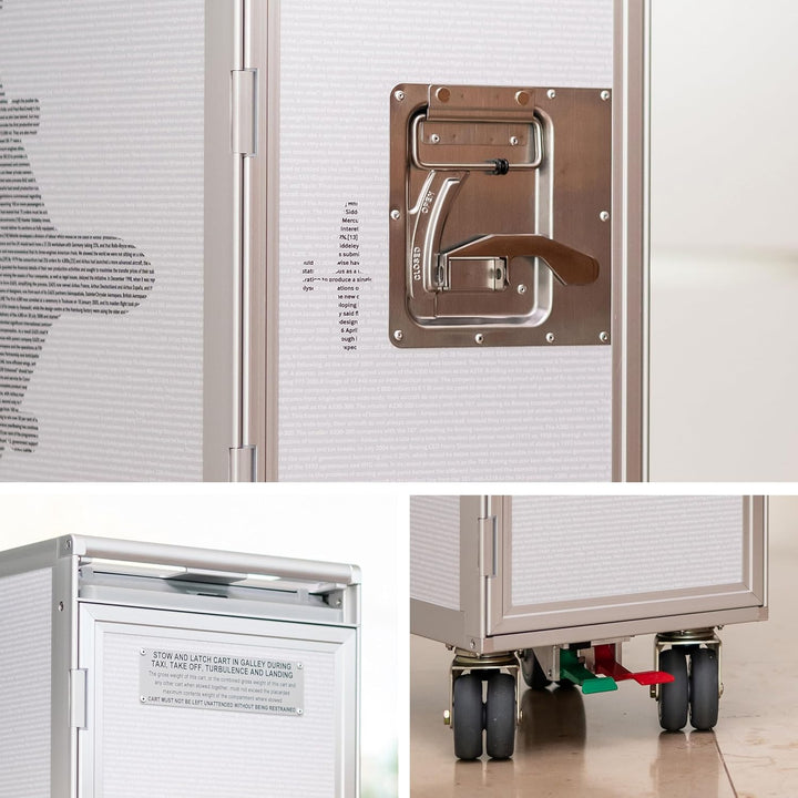 Airline Trolley Aviation, Büroschrank, Getränkewagen Flugzeug, Aktenschrank Metall, Küchenwagen mit
