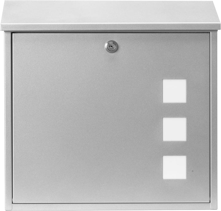 Sterling Aire Briefkasten, Stahl, silberfarben, Silber