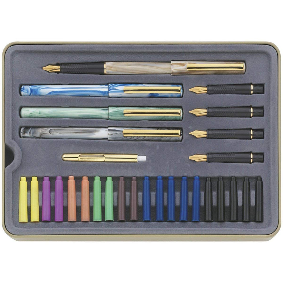 STAEDTLER Stahl Schönschreibfüller Set 33-teilig