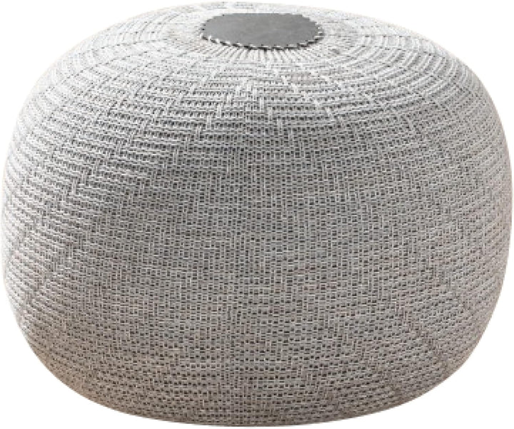 ENGLISH HOME Pouf Hocker, Rund Sitzpouf, Sitzhocker, Sitzpuff, Fusshocker, Strick Puff Hocker für Wo
