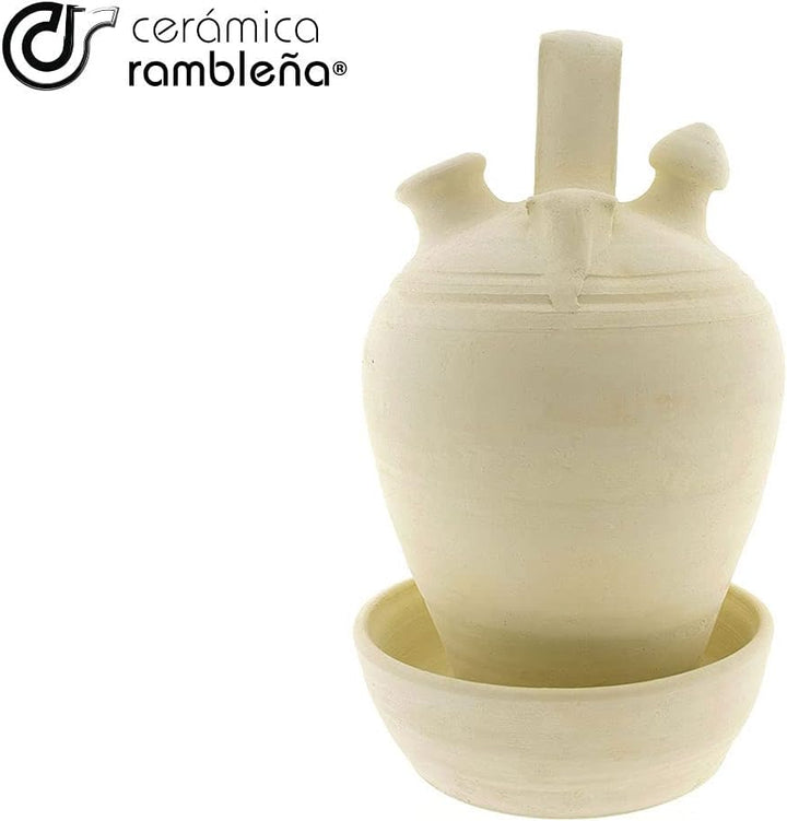 CERÁMICA RAMBLEÑA | Traditioneller Tonkrüge aus Ton von La Rambla (Córdoba) | 100% handgefertigt | 3