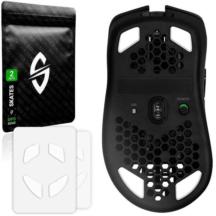 SensoryBoost DPS Glides (2er Set) kompatibel mit Glorious Model D - Ultra Schnell, Abgerundet, Langl