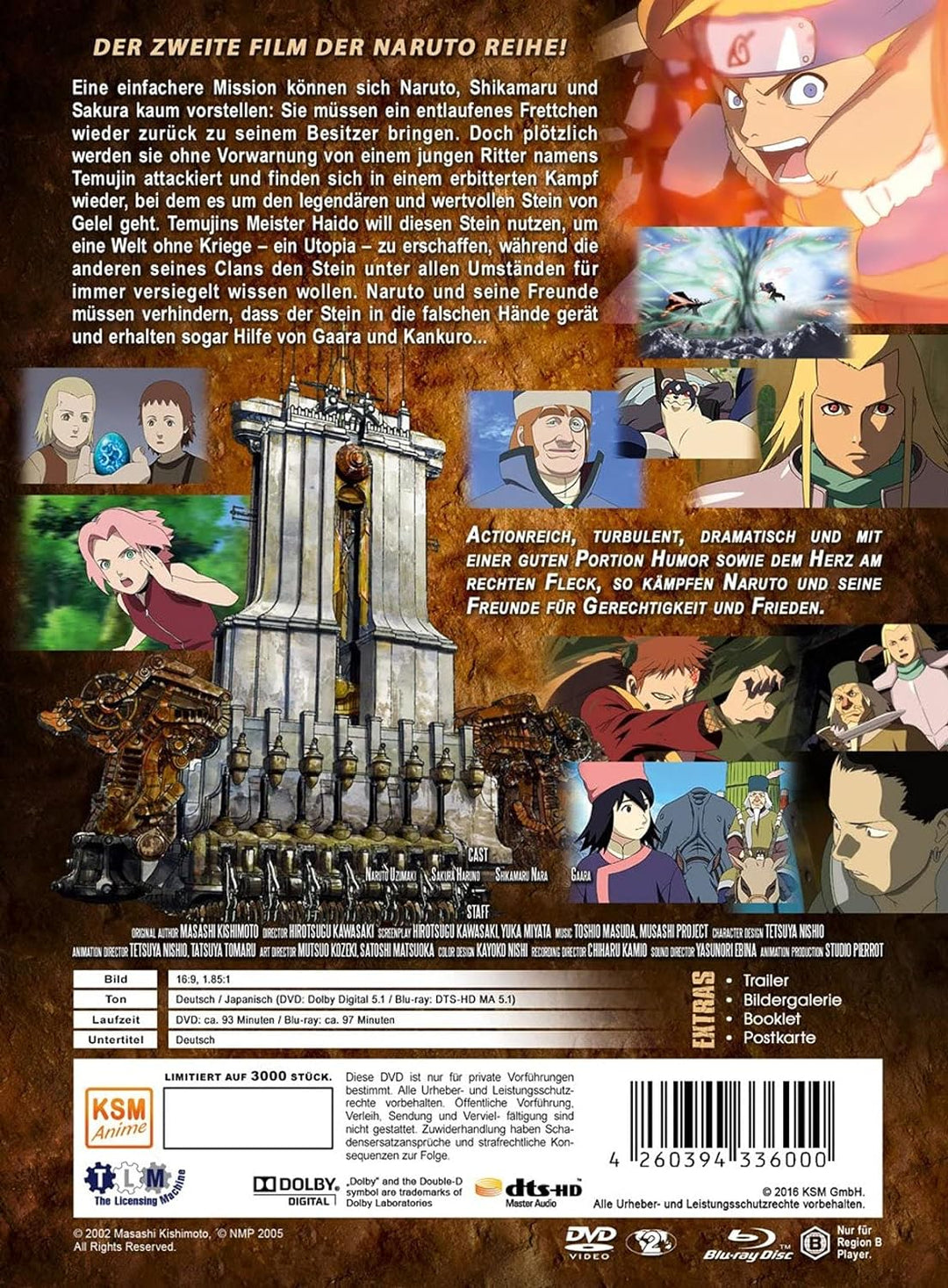 Naruto - The Movie 2: Die Legende des Steins von Gelel (Limited Special Edition im Mediabook inkl. D