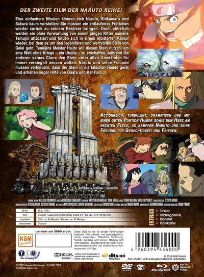Naruto - The Movie 2: Die Legende des Steins von Gelel (Limited Special Edition im Mediabook inkl. D