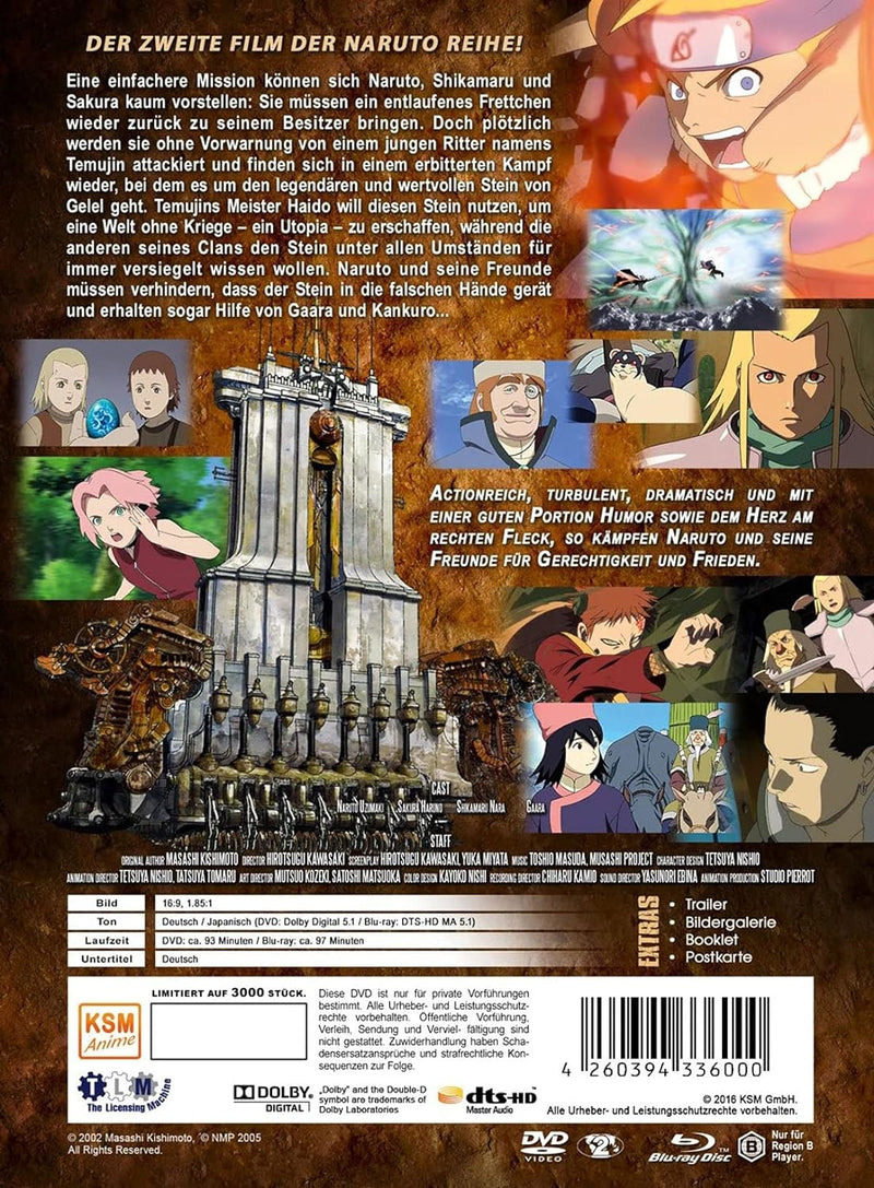 Naruto - The Movie 2: Die Legende des Steins von Gelel (Limited Special Edition im Mediabook inkl. D