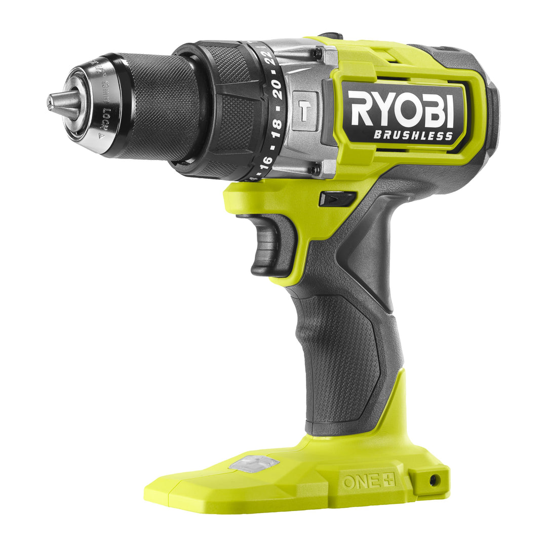 RYOBI 18 V ONE+ Brushless Akku-Schlagbohrschrauber RPD18BL2-0, max. Drehmoment 95 Nm, 24 Drehmomente