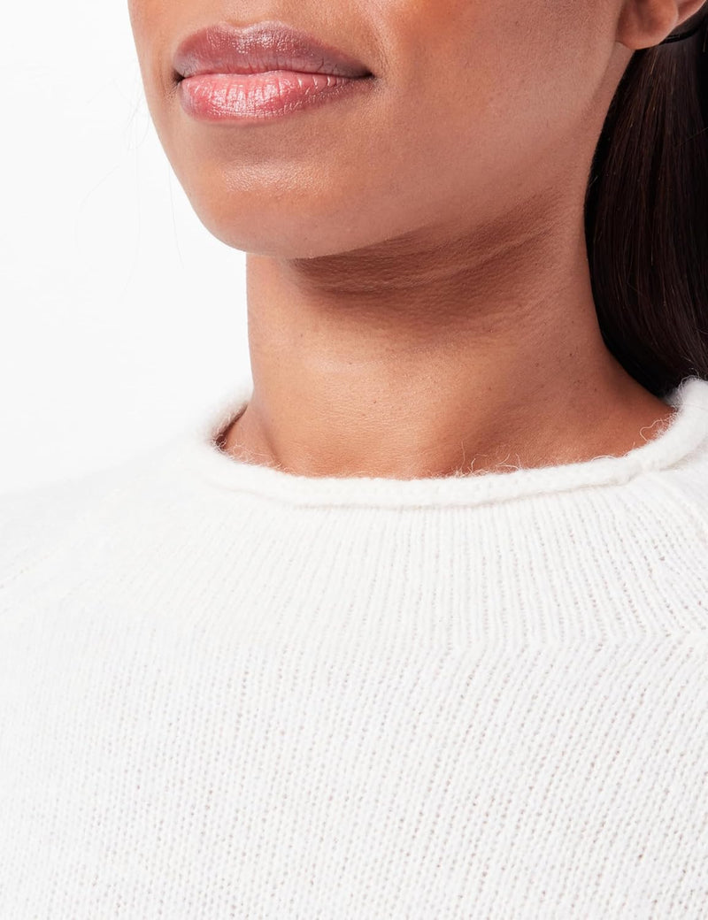 BOSS Damen C_fesperana Knitted Sweater M Open White118, M Open White118