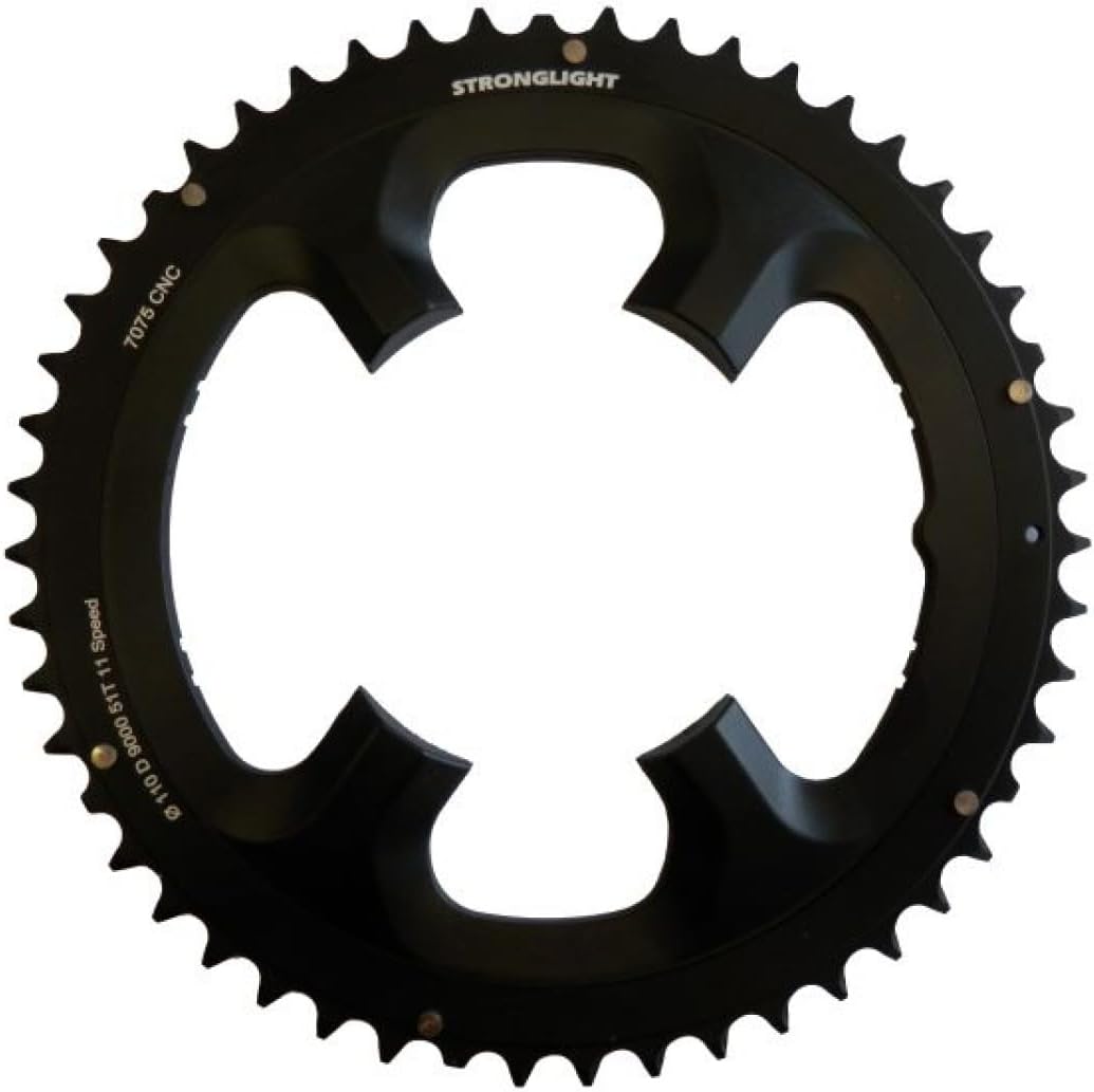 Stronglight Unisex – Erwachsene Dura-Ace Kettenblat, schwarz, 1size