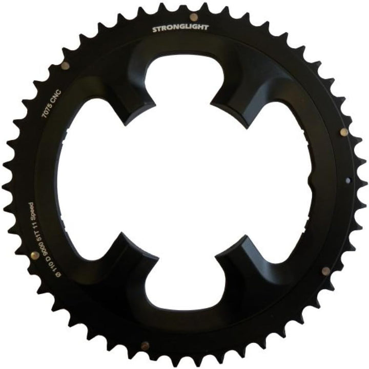Stronglight Unisex – Erwachsene Dura-Ace Kettenblat, schwarz, 1size