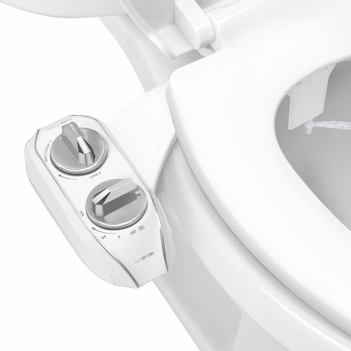 LUXE Bidet NEO 120 Plus – Next-Generation Bidet WC-Sitz Befestigung mit innovativen EZ-Lift Scharnie