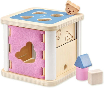 Selecta 64308, Steiff Sortierbox aus Holz, 15 cm, Bunt, S