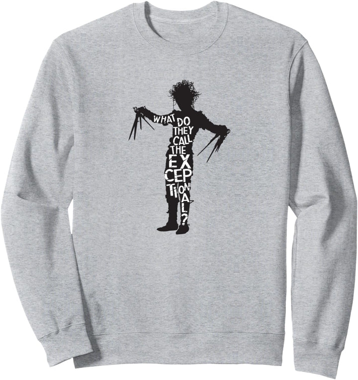 Tim Burton's Edward Scissorhands Movie Quote Sweatshirt