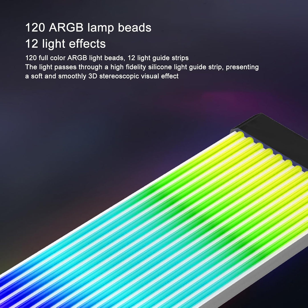Gugxiom RGB -PSU -Kabelweiterungen, 5 V 3 Pin ARGB -PC -Kabel, Biegbares Kabel von Silikon (X8 flach