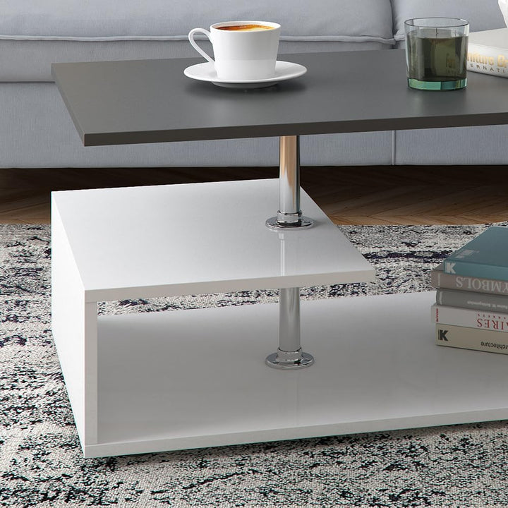 Vicco Couchtisch Guillermo Wohnzimmertisch Beistelltisch Holztisch Kaffeetisch 90 x 50 cm