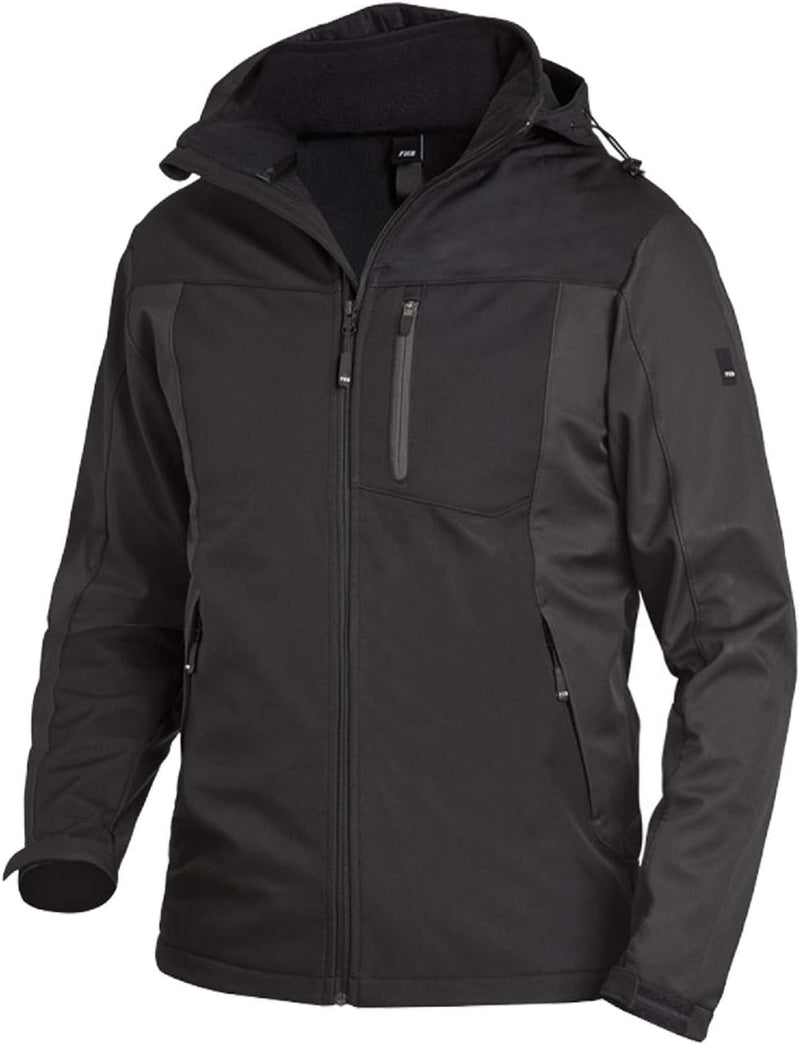 FHB Arbeit Softshelljacke "Jannik", 1 Stück, L, grün/schwarz, 79105-2520-L L Grün / Schwarz, L Grün