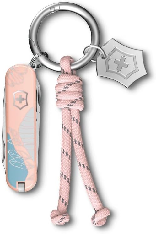 VICTORINOX Taschenmesser Classic SD, 7 Funktionen, Swiss Made, Multitool für Frauen, Schlüsselanhäng
