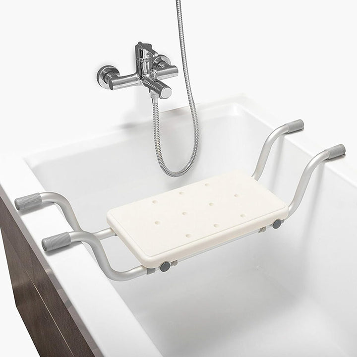Badewannensitz,Badewannensitz Senioren, rutschfest Badewannenbretter,Ausziehbare 71-81.5 cm,150 KG T