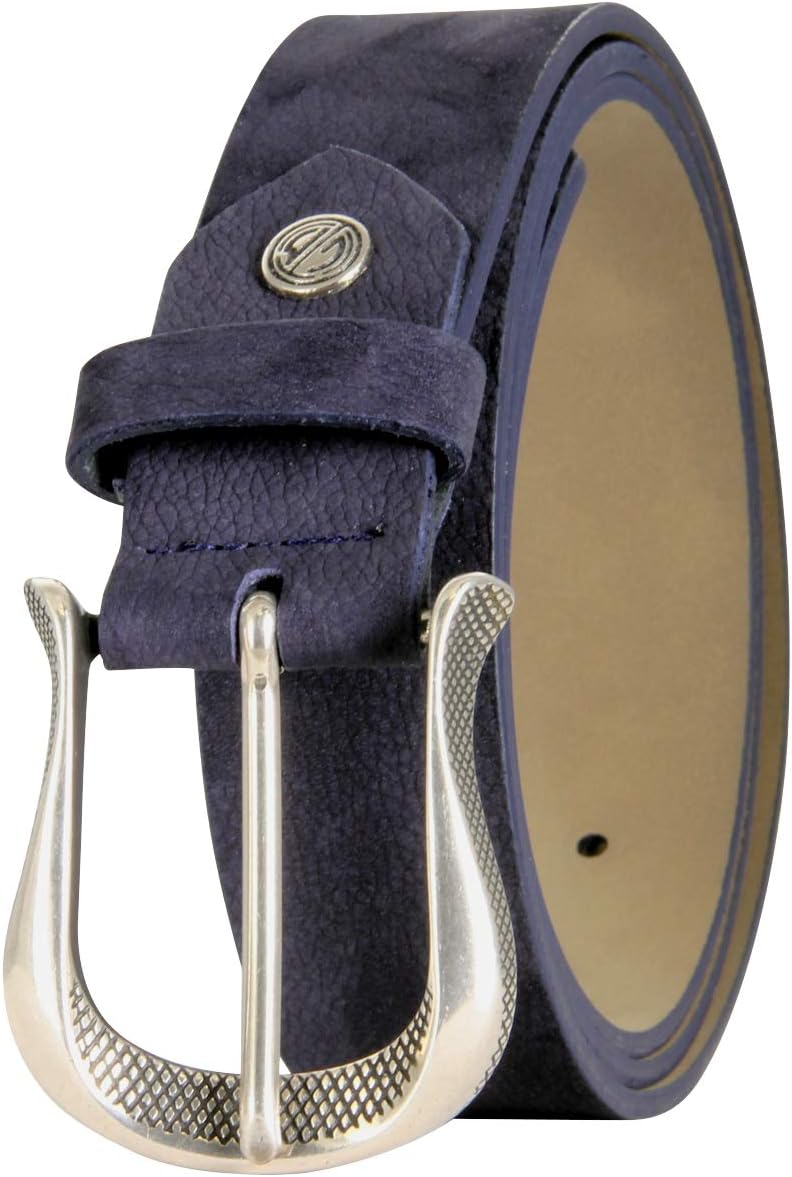 Lindenmann Damen Gürtel Waist Size 33.5 IN M EU 85 cm Blau, Waist Size 33.5 IN M EU 85 cm Blau