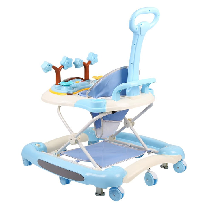 5-in-1 Lauflernhilfe für Babys, mit verstellbaren Höhen, Gehfrei Babywalker ab 6 Monate, bis zu 25 k