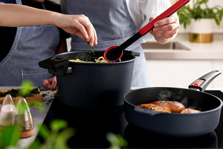 Woll Diamond Lite Topf mit Glasdeckel in Box - Induktiv -, Ø 24 cm, 13.5 cm hoch, 5.5 Liter - Geeign