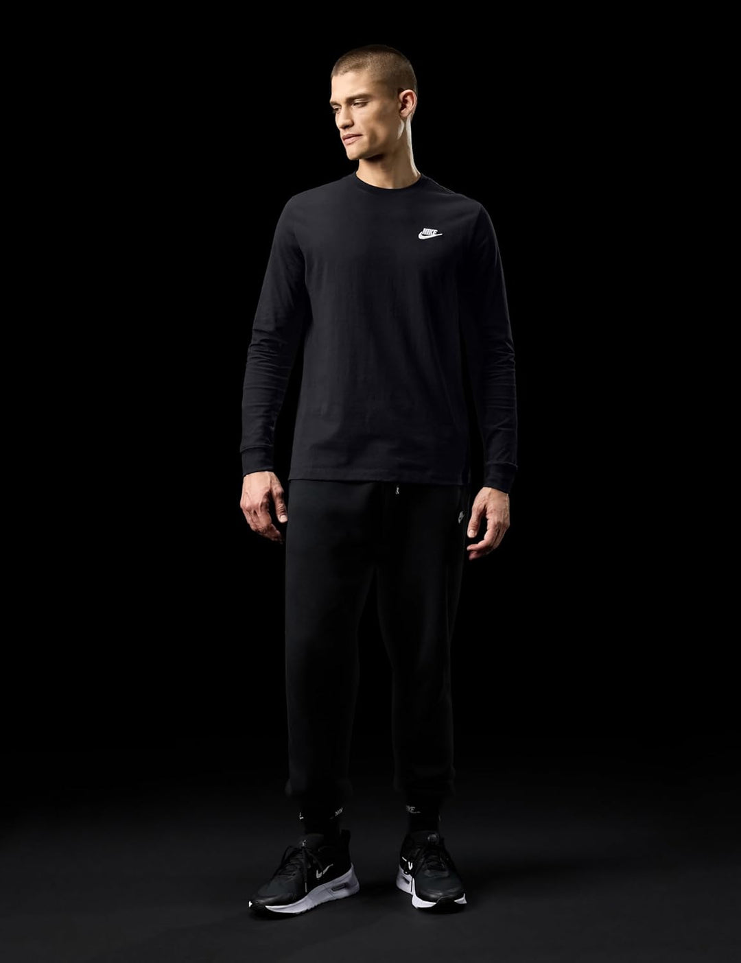 Nike Herren Sportswear Polo 4XL Black/White, 4XL Black/White