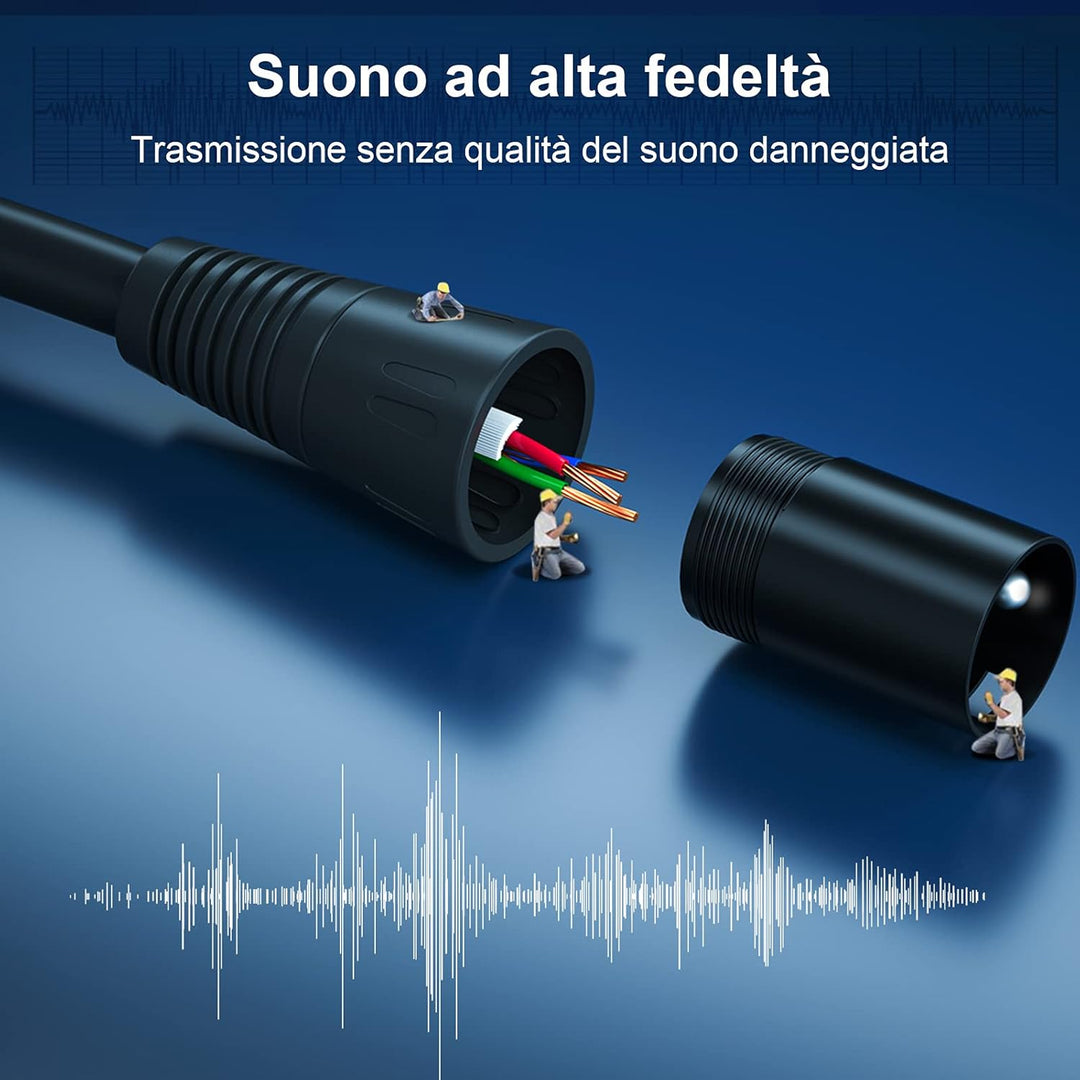 NUOSIYA XLR Kabel 2m 2Pack Symmetrisches Mikrofonkabel, XLR-Stecker auf Buchse, Verlängerungskabel f
