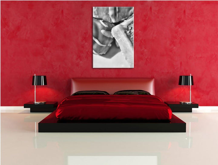 Pixxprint köstliche Süssigkeiten / 100x70cm Leinwandbild bespannt auf Holzrahmen/Wandbild Kunstdruck