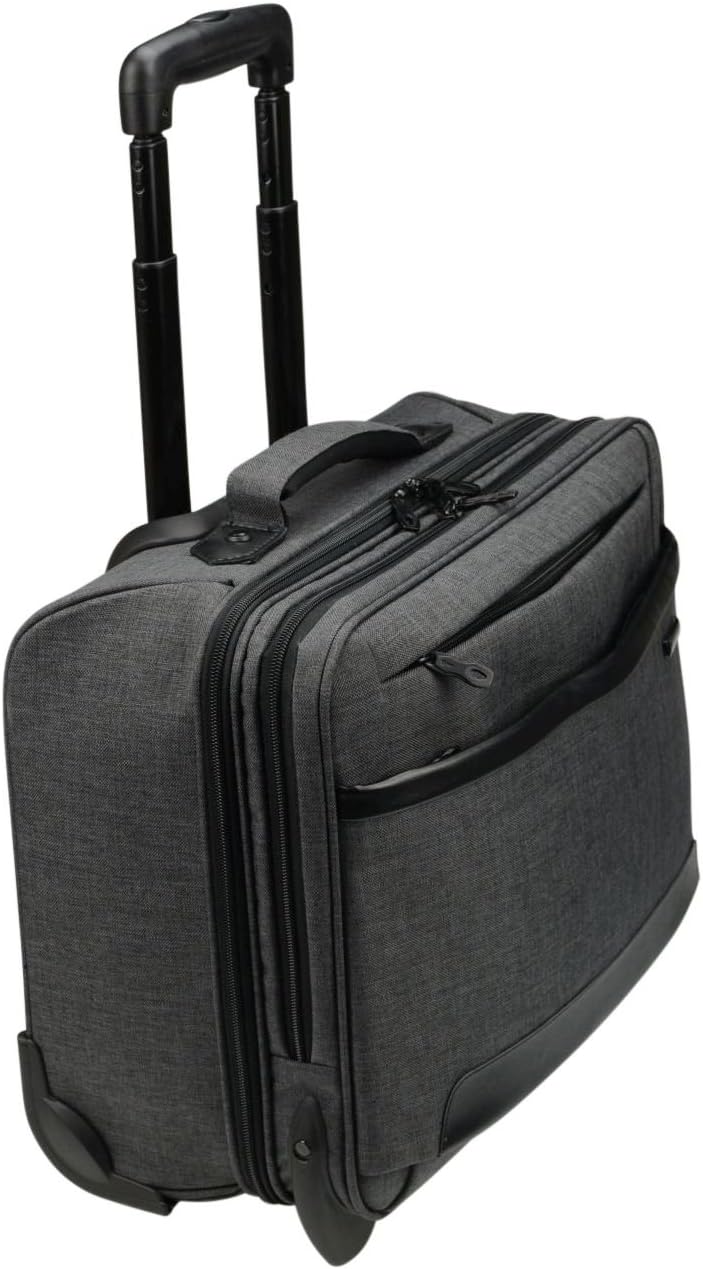 Lightpak Laptop-Trolley Arkon Rollkoffer, 42 cm, 22 L, Grau