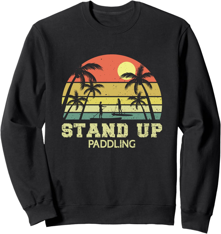 SUP Motiv für Paddelboot & Paddle Board | Stand Up Paddling Sweatshirt