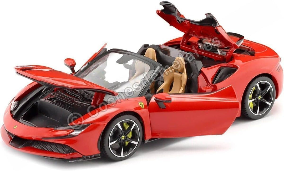Bburago - Sammlermodell, 18016CAR, Rosso Corsa 322