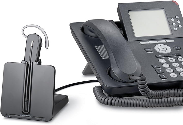 Plantronics B2B Poly DECT Headset CS540 + Handhörerlifter HL-10, Schwarz One Size Inkl. HL-10 Single