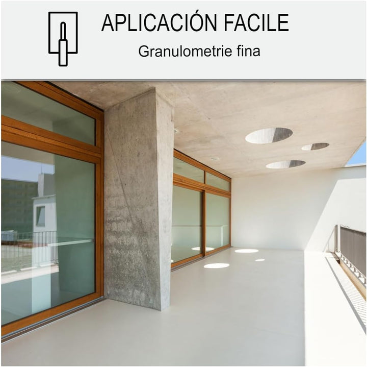 Komplettset – Béton Ciré extérieur – Arbeitsplatte – Feinputz/Sichtbeton. kit 5 m2 Marengo - Brun, k