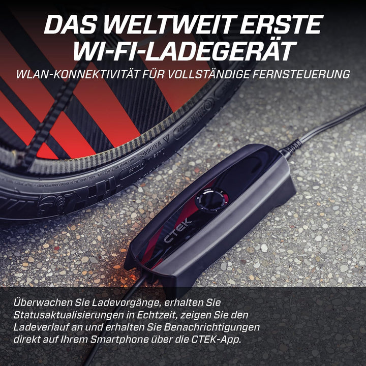 CTEK CS ONE (Gen 2) mit WLAN, 12-V-Smart-Batterieladegerät und -Erhaltungsladegerät mit App-Steuerun