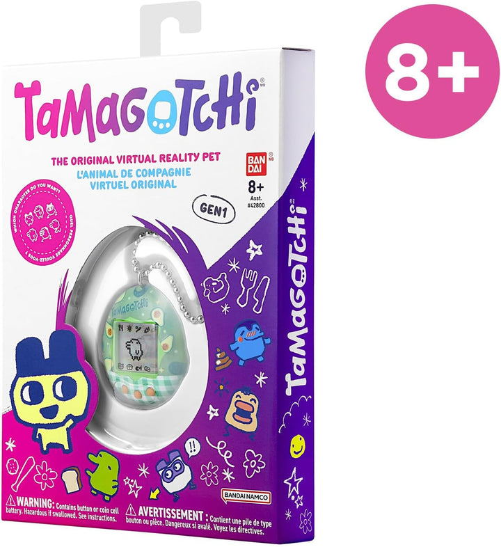 Bandai - Tamagotchi - Original Tamagotchi - Avocado Mix - Elektronisches virtuelles Haustier mit Far