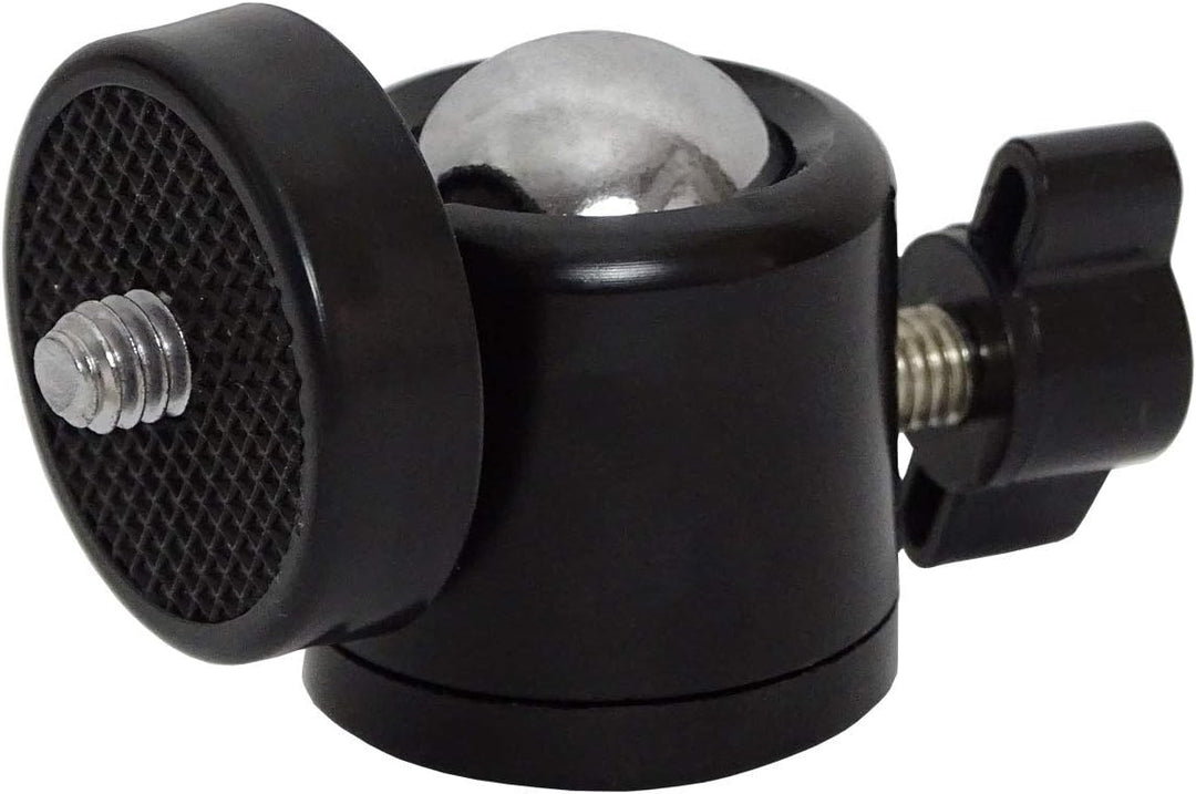 keepdrum MS096 Mikrofonständer gerade + Kugelgelenk Stativ-Adapter 1/4" zu 3/8"