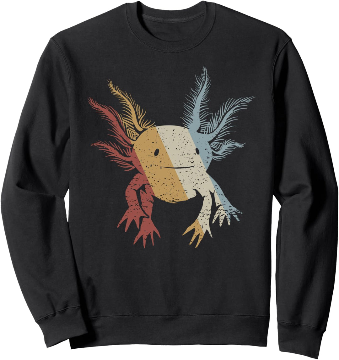 Axolotl Retro Style Vintage Sweatshirt
