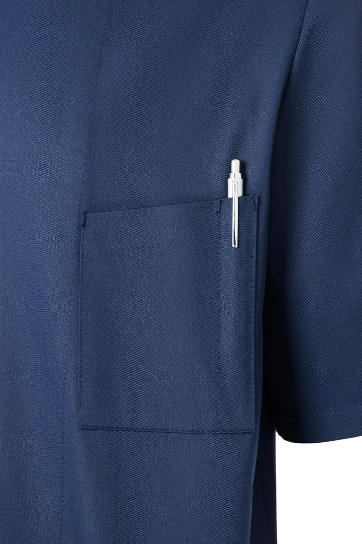 Karlowsky Herren Kochjacke Gustav Kurzarm Druckknöpfe 65% Polyester/35% Baumwolle 56 Marine, 56 Mari