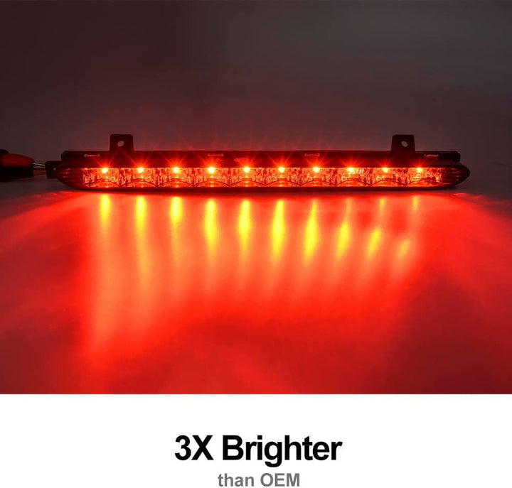 NSLUMO 1 Stueck Geräucherte Linse Rote Farbe Dritten Bremslicht Hochmontage Licht Für MINI R56 Coope