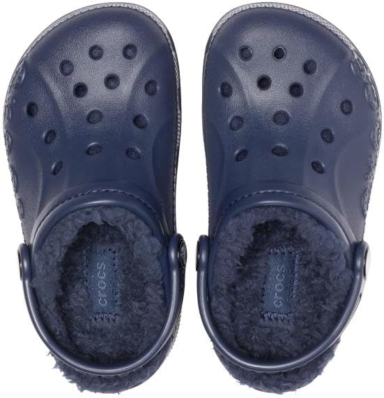 Crocs Unisex Kinder Baya Lined T Clogs 22/23 EU Navy, 22/23 EU Navy