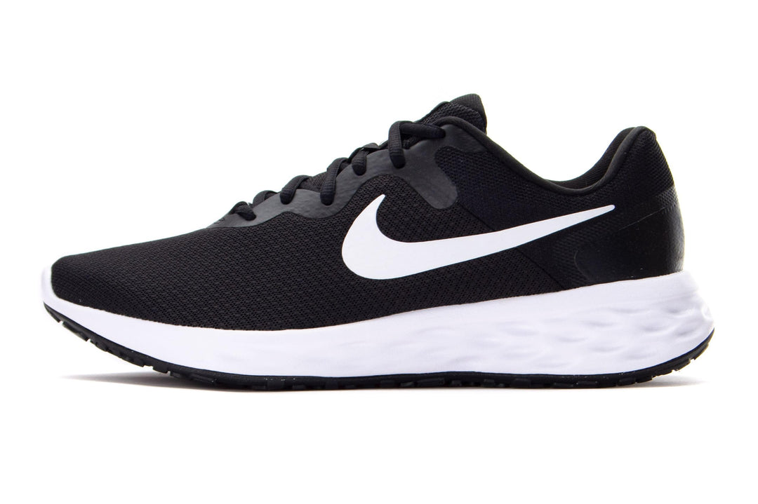 Nike Herren Revolution 6 Sneaker 44.5 EU Black White Iron Grey, 44.5 EU Black White Iron Grey