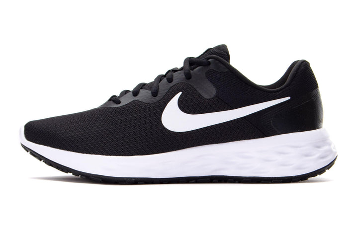 Nike Herren Revolution 6 Sneaker 44.5 EU Black White Iron Grey, 44.5 EU Black White Iron Grey