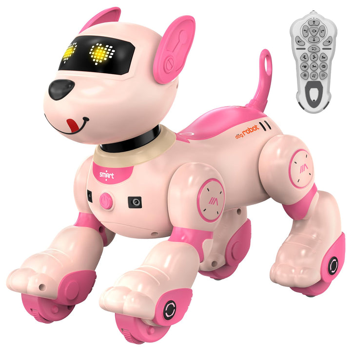 anysun Roboter Hund, Roboterhund Wiederaufladbar, Programmierbares Roboter-Spielzeug mit Follow-Funk