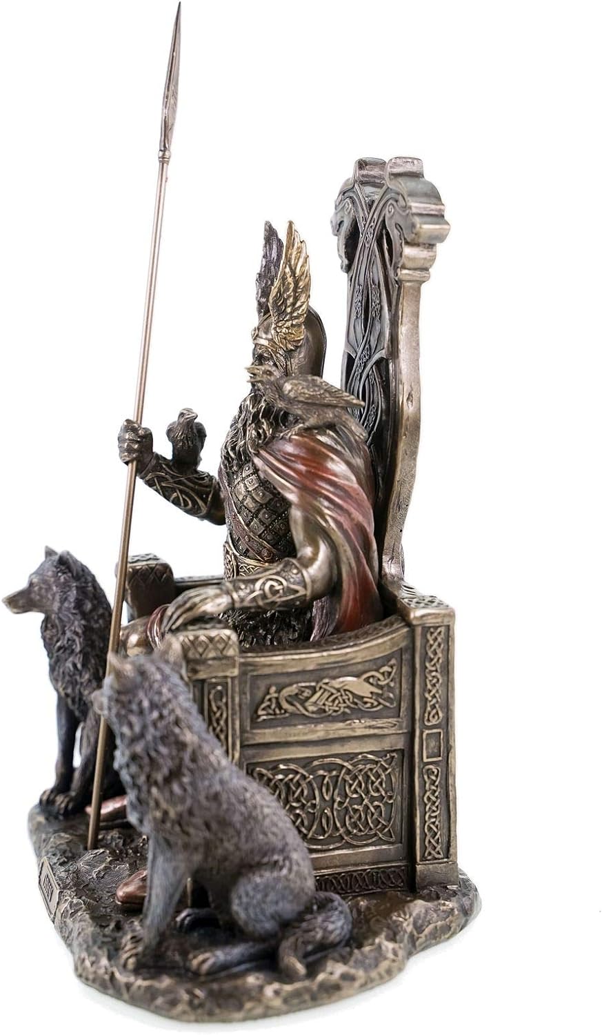 Veronese von Joh. Vogler GmbH Veronese 708-7392 Odin, deutscher Vater Gottes auf Thron mit Wölfen, G