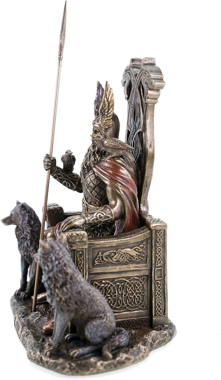 Veronese von Joh. Vogler GmbH Veronese 708-7392 Odin, deutscher Vater Gottes auf Thron mit Wölfen, G