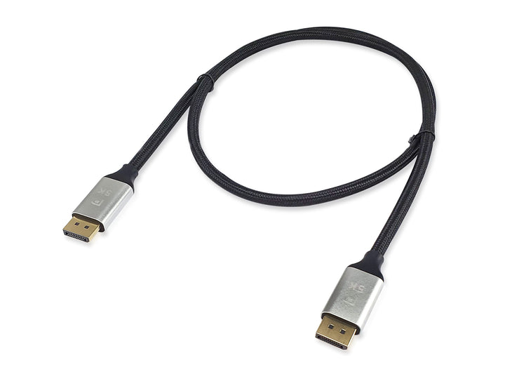 Equip 119263 DisplayPort 1.4 Kabel 3 m Aluminium, Schwarz