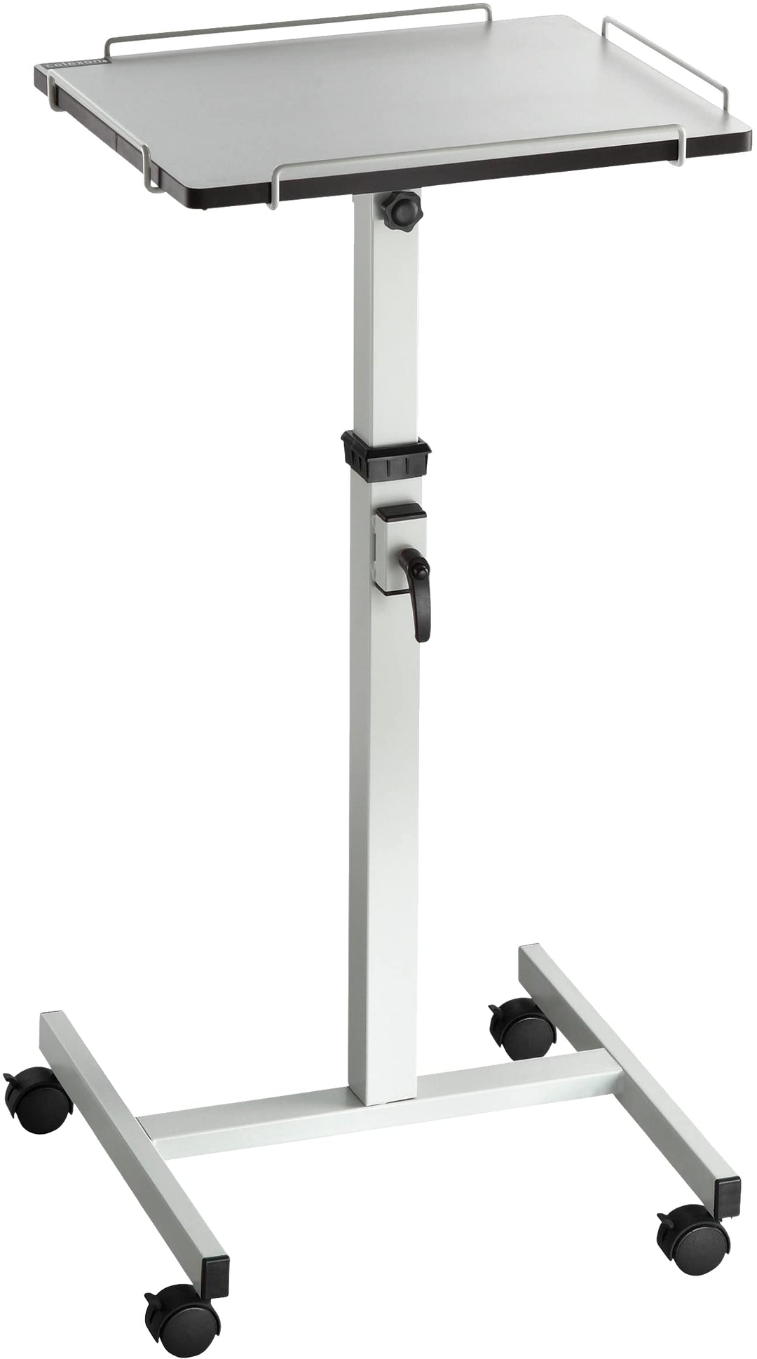 celexon Projektionstisch PT2000G - Projektor-Wagen höhenverstellbar: 80-125cm - grau - Neigbare Stel