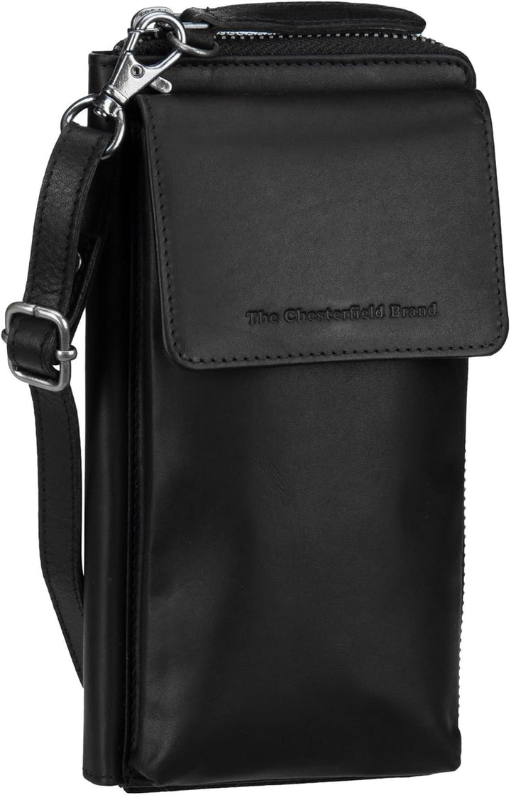 The Chesterfield Brand Malaga - Handytasche/Geldbörse 12cc 19 cm Black