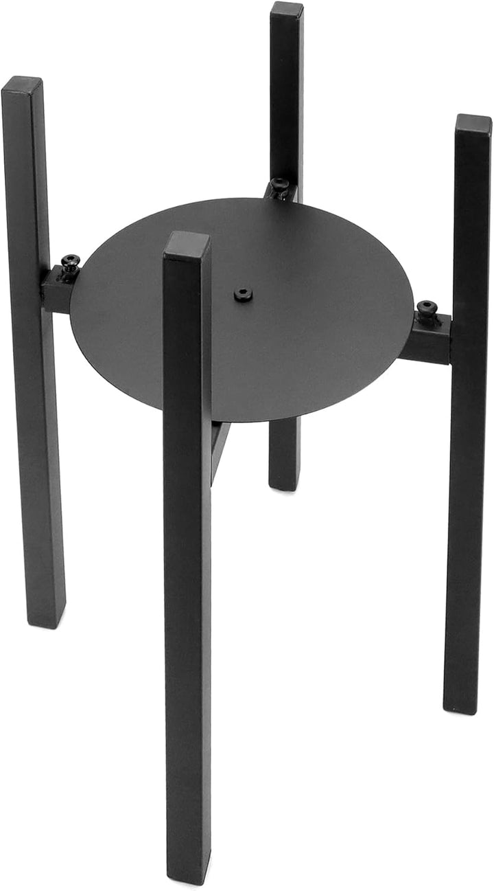QWORK® PflanzenstäNder, BlumenstäNder Metall, Verstellbare Breite 20–30 cm Für Den Innen Und AussEnb